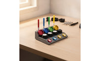 Watch Repair Oil Dish with Pens Professional Watch Oil Cup Stand with Pens Desktop Tool for Watchmakers