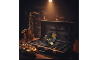 Textured Finish Saxophone Ligature Lightweight Sax Mouthpiece Ligature Easy to Use Saxophone Vibrating Strip Clamp Bright Sound for Beginner Saxophonists