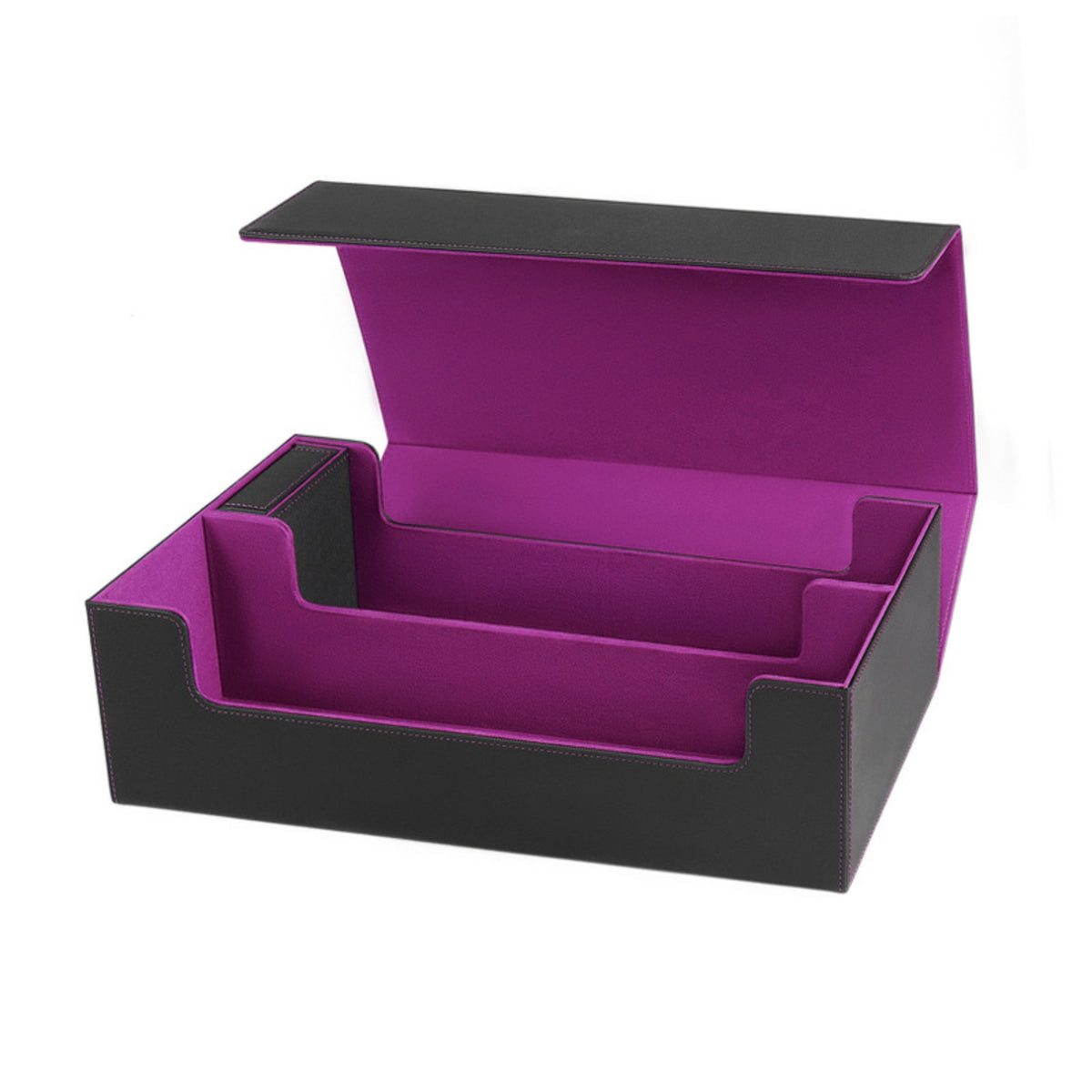 Magnetic Double Row Card Box with Separable Dice Card Brick Card Holder for Sports Cards Window Set Box Eco-friendly Storage