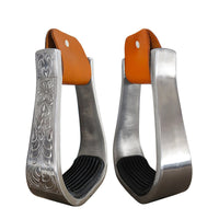 Engraved Western Foot Support Lightweight Western Foot Support Stable Ride for Adult Riders