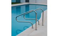 Pool Handrail Stainless Steel Swimming Pool Handrail Bolt-down for Families, Spa