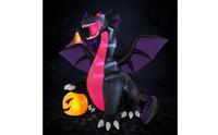 Inflatable Dragon with Pumpkin Giant Halloween Inflatable Dragon for Lawn