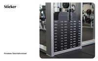 Weight Stack Sticker Weight Stack Label Strong Adhesion Gym Equipment Number Sticker for Commercial Gyms, Physical Recovery Facilities