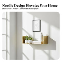 Hexagonal Floating Shelf Nordic Germansign Display Rack Minimalist Germansign for Renters