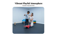 Leaf Rocker Non-Slip Design Sensory Balance Board Multi-Functional Rocking Rotating Toy for Preschoolers, Infants 12m+, Kindergarten, Indoor, Playroom