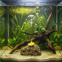 Micro-Landscape Decor Glass Turtle Aquarium Ornament Cute Design Floating Glass Turtle for Desktop