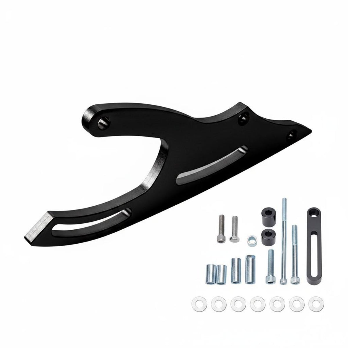 Aluminum Alloy Saginaw Bracket Set Adjustable Saginaw Pump Bracket CNC Machined Power Steering Pump Mount for Car Repair, Garage
