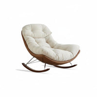 Modern Design Tufted Swivel Lounger Deep Cushioning Accent Chair Wide Seat Indoor Seating High-Density Cushion for Homeowners, Parents, Office Workers, Living Room, Bedroom, Balcony, Reading Nook