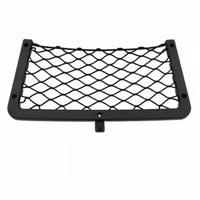 Hook Design Elastic Mesh Organizer Easy Installation Car Storage Net Pocket Space Saving Vehicle Wall Mount Net Bag Large Capacity for RV Owners, Truck Drivers, Boaters, Boat Cabin, Trunk