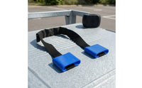 Shielded Handlebar Tie-down Strap Scratch-Resistant Motorcycle Tie-down Strap Heavy-Duty Motorcycle Handlebar Straps Long-Lasting for Motorcyclists, Transporters, Trailer Hauling, Truck Bed