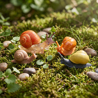 Realistic Snail Model for Garden Decor and Educational Play