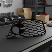 Front Fog Light Cover Gloss Front Fog Light Grille Sporty Upgrade for Car Enthusiasts