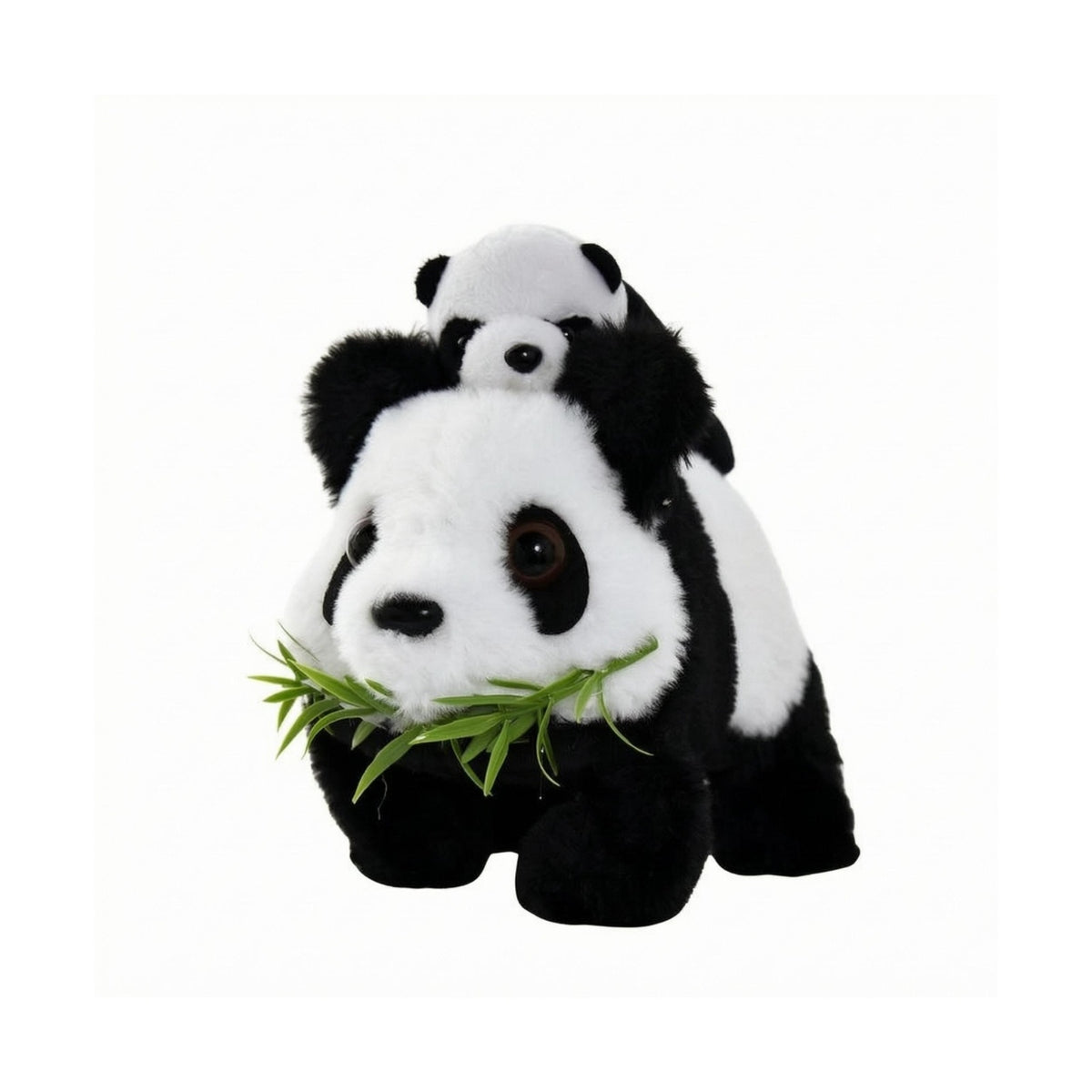 Mother and Baby Panda Toy Electronic Walking Panda Toy Soft Fuzzy Standing