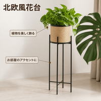 Iron Flower Stand, For Houseplants, Black, Planter Stand, Living Room, Window Side, Fits Small Spaces