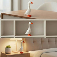 Compact Goose Statue