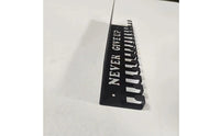 Black Medal Hanger with Shelf Heavy-Duty Medal Holder with Shelf Modern Simple for Athletes