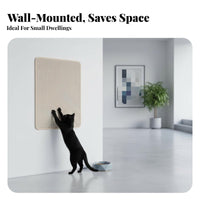 Long-Lasting Wall-Mounted Cat Scratching Pad Low Shedding Sisal Scratching Mat Stick-on Sisal Scratch Pad Multi-Functional for Cats, Walls, Floors