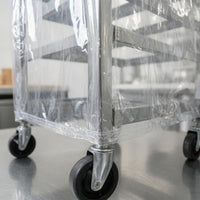 Transparent Baking Tray Rack Cover Zippered Clear PVC Rack Cover Dustproof