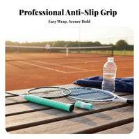 Badminton Racket Grip Sweat-Absorbent Badminton Racket Quick-Absorbent Wrap-Fast-Evaporating Anti-Slip Handle Grip for Athletes, Cyclists