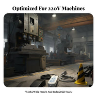 Heavy-Duty Machine Tool Foot Switch Anti-Slip Design Foot Pedal Power Switch Sturdy Construction Electrical Supply Easy to Use for Factory Workers, Technicians, DIY Enthusiasts, Workshop, Production Line, Garage, Home Improvement