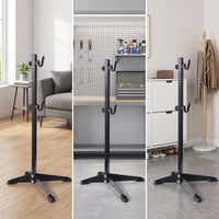 Vertical Floor Bike Stand Indoor Bike Display Rack Compact Bike Parking Rack Long-Lasting for Cyclists, Garage