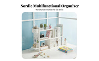 Pegboard Desk organizer with Drawer Space-Saving Pegboard Shelf System for Children