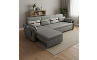 Convertible Sectional Sofa Bed with Storage Multi-Functional Multifunctional Storage Sofa Bed Space Saving Living Room Furniture