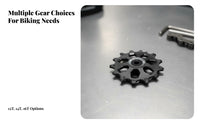 Rear Derailleur Pulley Wheel 7-12 Speed Compatible Cycle Derailleur Bearing Pulley CNC Machined Alternating Tooth Guide Wheel