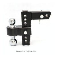 Aluminum Alloy Vehicle Accessory Adjustable Trailer Arm Double-Ball Tow Arm for Towing