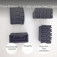 Ladder Feet Pads Anti-Slip Rubber Covers Leg Protectors