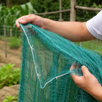 Bird Netting, Bird Repellent Net, Nylon, 500m Roll, 3cm Mesh, For Home Vegetable Gardens, Gardening, Green