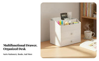 Space-Saving Stackable Drawer Unit Multi-Purpose Stackable Drawer Box long-lasting Desktop Organizer interlocking Design for Office Workers, Hobbyists, Desk, Dorm Room, Bedroom, Vanity