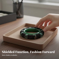 Anti-Collision Knitted Bracelet Protector High Elasticity Woven Wristband Long-Lasting for Women, Teens, Jewelry Protection, Daily Wear