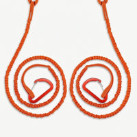 2 Pieces Coiled Paddle Leash with Carabiner Elastic Kayak Paddle Leash Lightweight Easy to Use for Kayakers, Kayaking