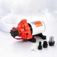 Dry Run Capable RV Water Pump Ignition Protected Marine Water Pump Quiet Running for Boat Owners