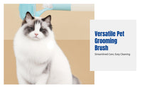 Multi-Purpose Pet Hair Remover, Press Spray Grooming Brush, Waterproof, Cat Dog Use