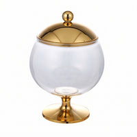 Pedestal Base Acrylic Storage Jar Transparent Clear Storage Jar Easy to Clean Unbreakable