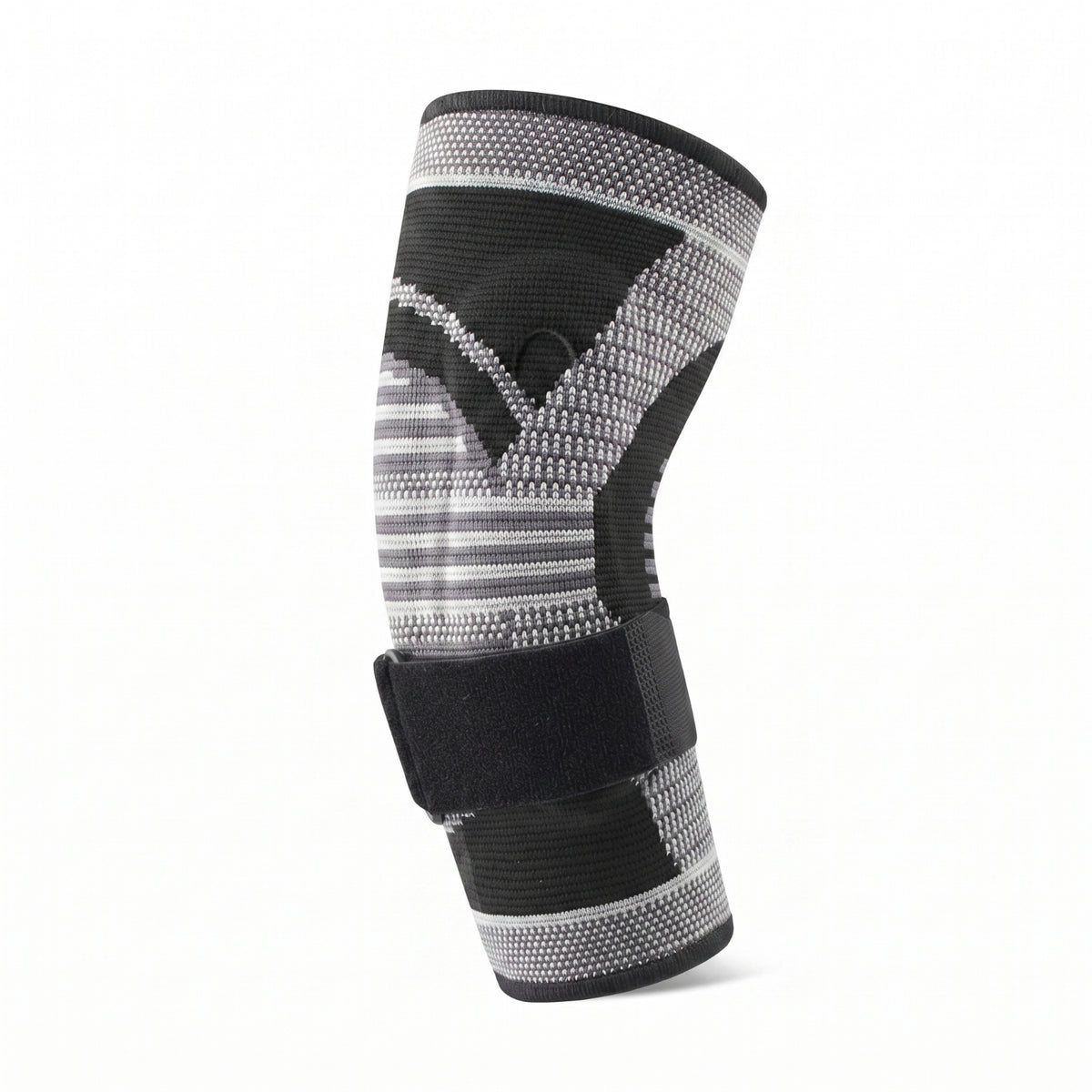 Knitted Elastic Textured Surface Encircling Elbow Brace Comfortable Form-Fitting Sports Support Adjustable Elbow Brace