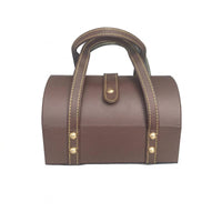 PU Leather Bracelet Box 7 Slots Bracelet Storage Box Handbag Style Mobile Jewelry Storage Case