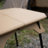 Folding Picnic Table Lightweight Height Adjustable Camp Table Foldable Outdoor Furniture for Barbecue