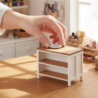 Dollhouse 1:12 Scale Miniature Sideboard Miniature Cabinet for Diorama