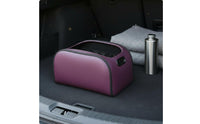 Trunk Organizer Box Multi-Layer Material Car Storage Box Side Mesh Pockets Leather Vehicle Storage Bin for trip