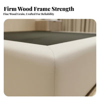 Headboardless foundation Bed noiseless Design Bedroom Furniture Low low-height Mattress Foundation for Guesthouse Owners, Apartment Dwellers, Guest Room