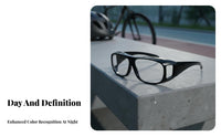 3 Pieces Windproof Outdoor Goggles Enveloping Design Day and Night Glasses Set Protection Driving Glasses for Men, Women, Biking