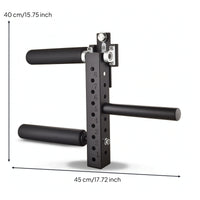 Padded Leg Curl and Extension Attachment Adjustable Power Rack Leg Attachment Compact Heavy-Duty for Home Gym Owners, Athletes