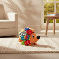 Tactile Activity Toy with Buckles Embroidered Stuffed Animal with Buckles Developmental Sensory Stuffed Toy Toy Problem Solving for Tummy Time