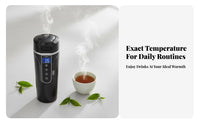 500 Ml Car Heating Cup 12V/24V Universal Electrical Potential Vehicle Electric Kettle Insulated Design Vehicle Mug for Parents, Road Trip, Office
