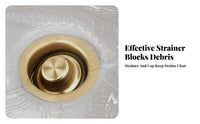 Wide Rim Sink Drain Flange Push-in Round Drain Flange Stainless Steel Plumbing Fixture Easy to Clean
