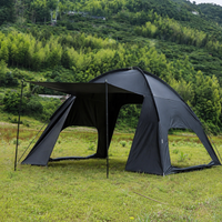 Dome Tent 300*300*210cm Waterproof Camping Tent Glue Coated Glamping