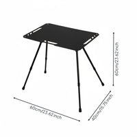 Adjustable Height Camp Table Lightweight Outdoor Furniture for Outing